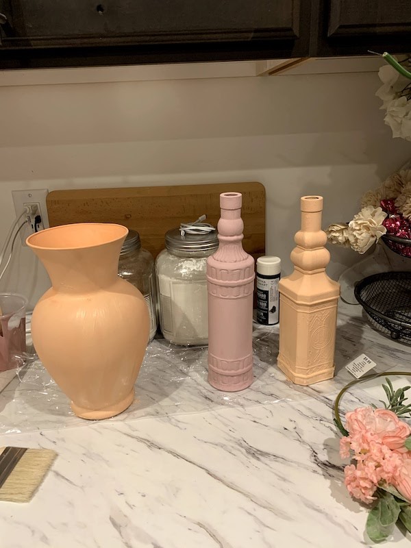 HOW TO PAINT GLASS TO LOOK LIKE POTTERY - Saved from Salvage