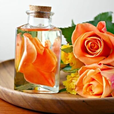 rose scented massage oil centerpiece wednesday