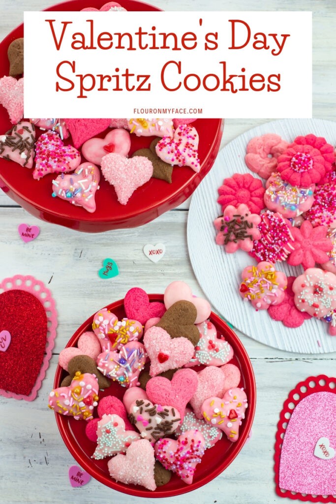 Centerpiece Wednesday Linky Party Valentines spritz cookies