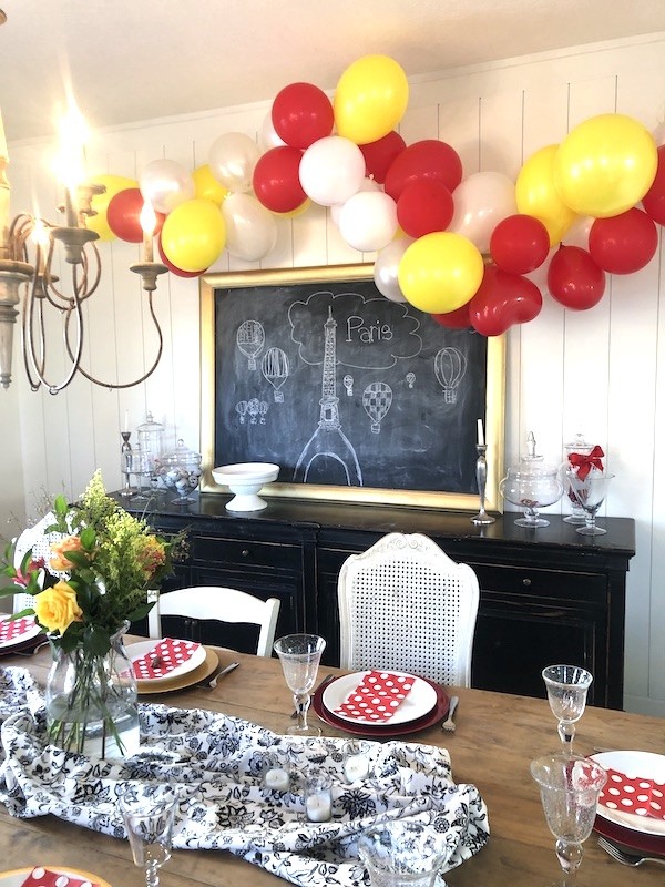 Ratatouille Paris French themed Birthday Party - Karins Kottage