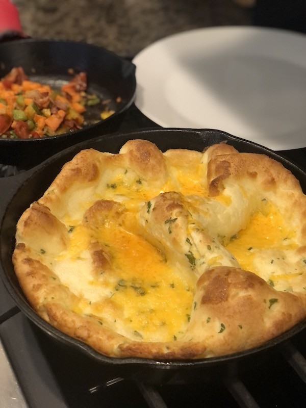 baked savory puffy pancake