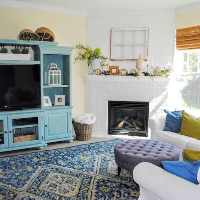7 Favorite Blue and White Rugs for Lake Cottage