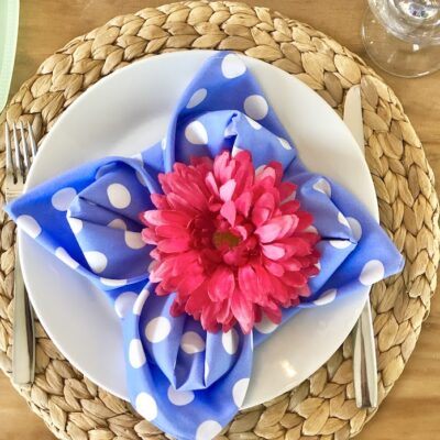 How to make cloth table runner and napkins