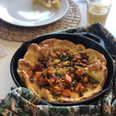 Easy savory puffy pancake