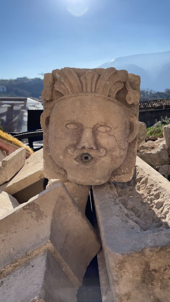 Palazzo Ricci WAter fountain head