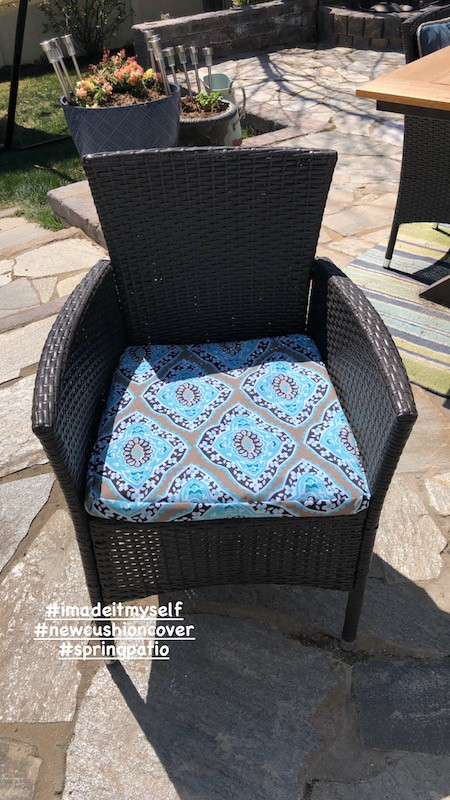 Sewing new outdoor cushion covers
