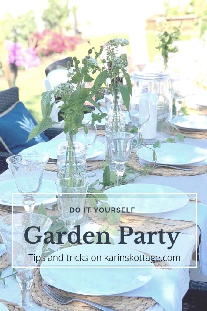 Do it yourself garden party 