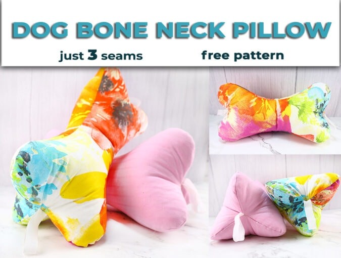 Dog bone pillow pattern CPW LInky party