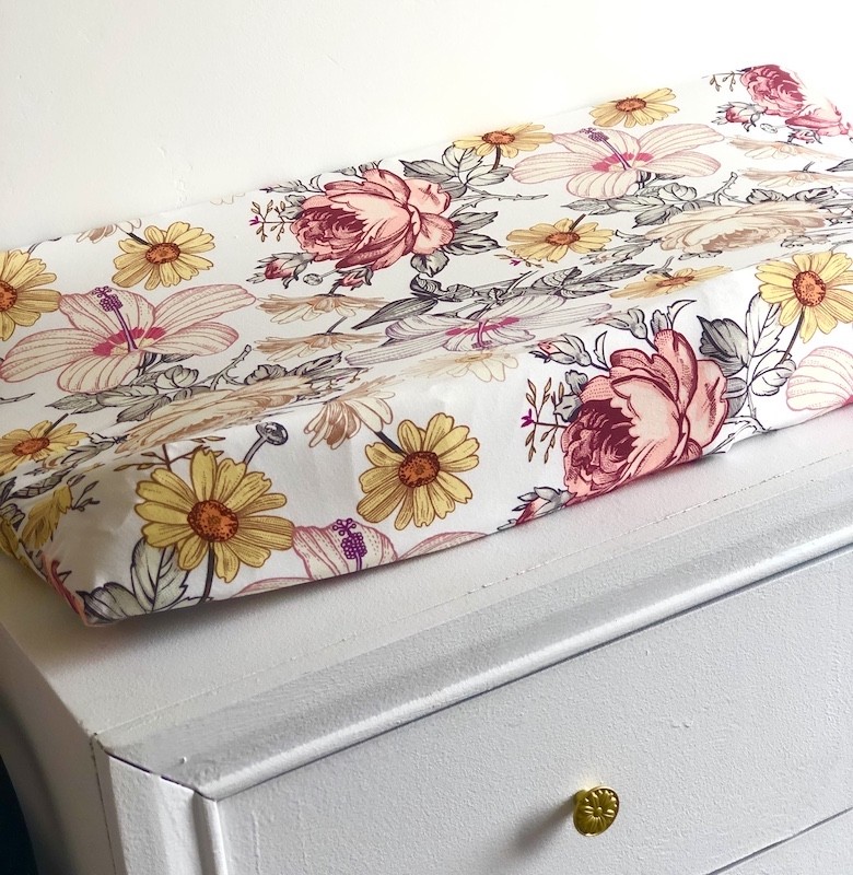 Floral changing pad cover- Amazon