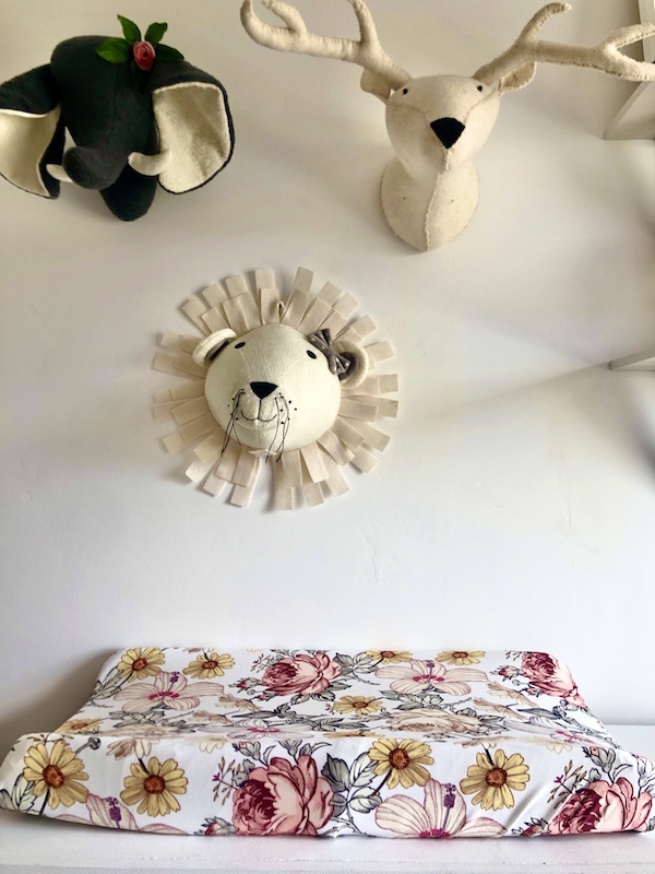 Cute stuffed animal heads to hang on wall