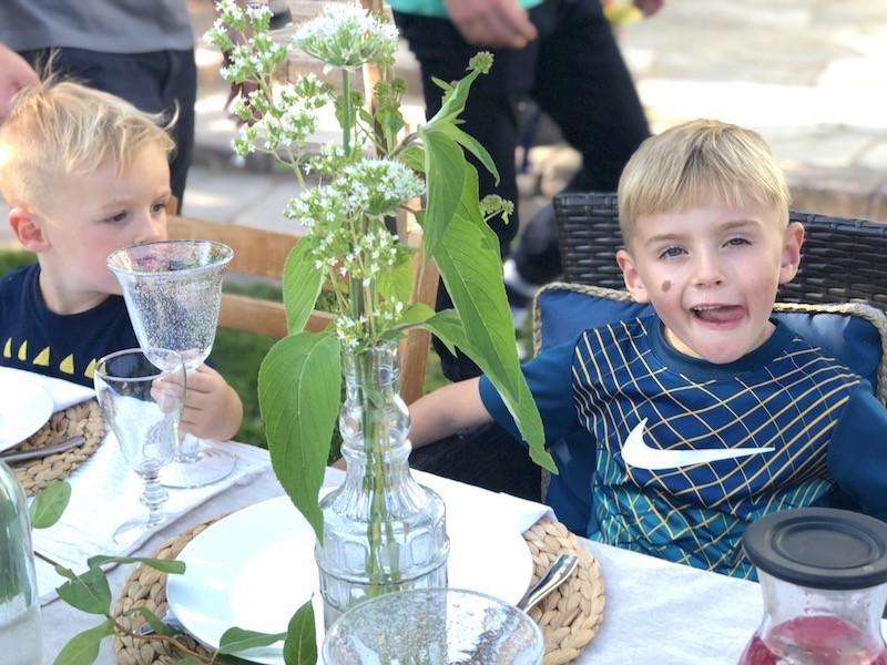 cute boys at the garden party 