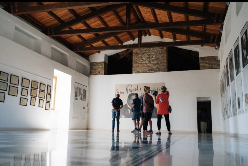 inside castle in Casoli