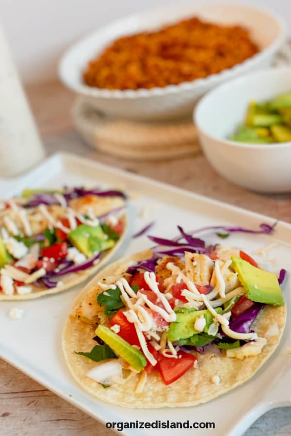 Tilapia fish tacos