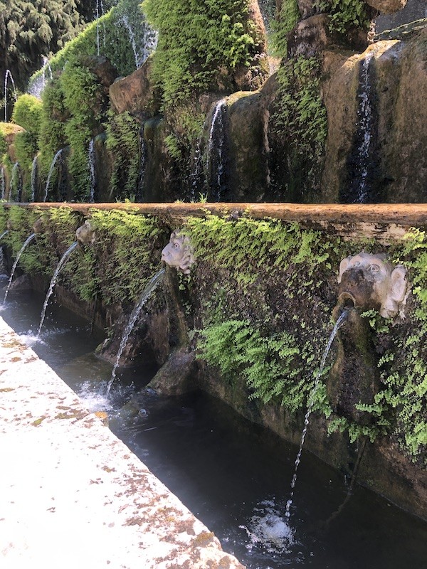 taveling to italy during covid- villa deste waterfall