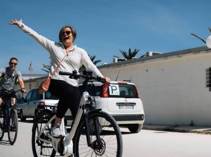 Biking Touring Dining Vasto beach town in Italy
