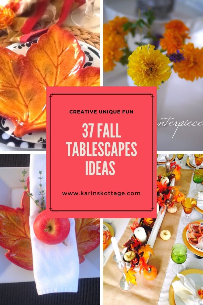 37 Fall tablescape ideas