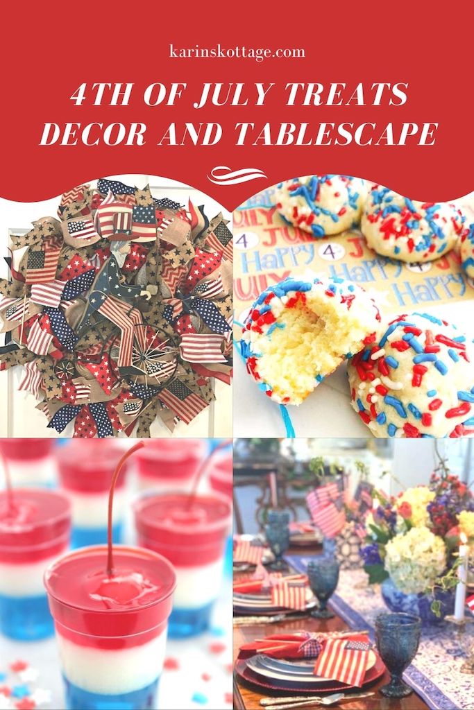 4th of July treats decor and tablescape ideas