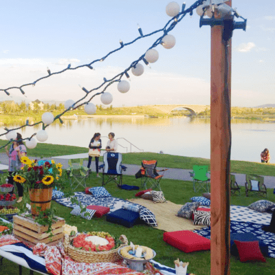 How to throw a boho lake party