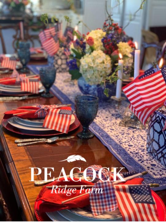 4th of July treats decor and tablescape ideas