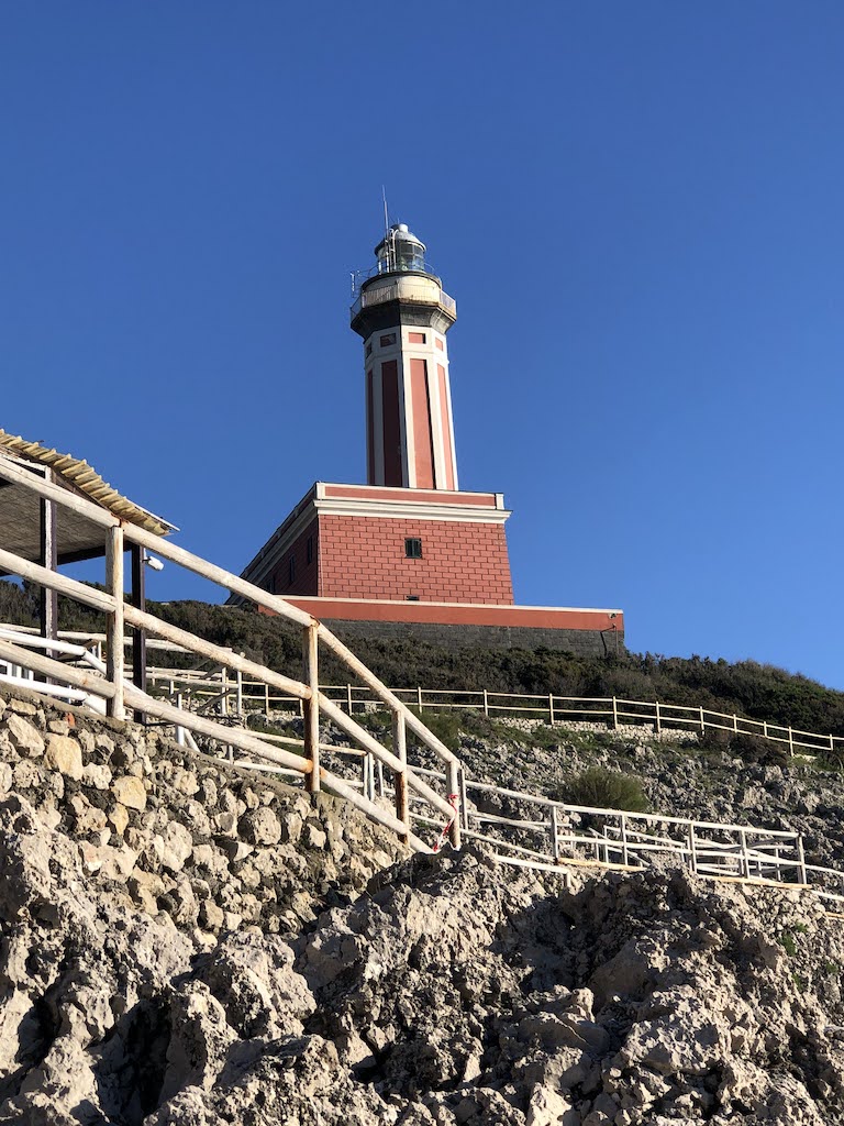 LIghthouse beach in capri