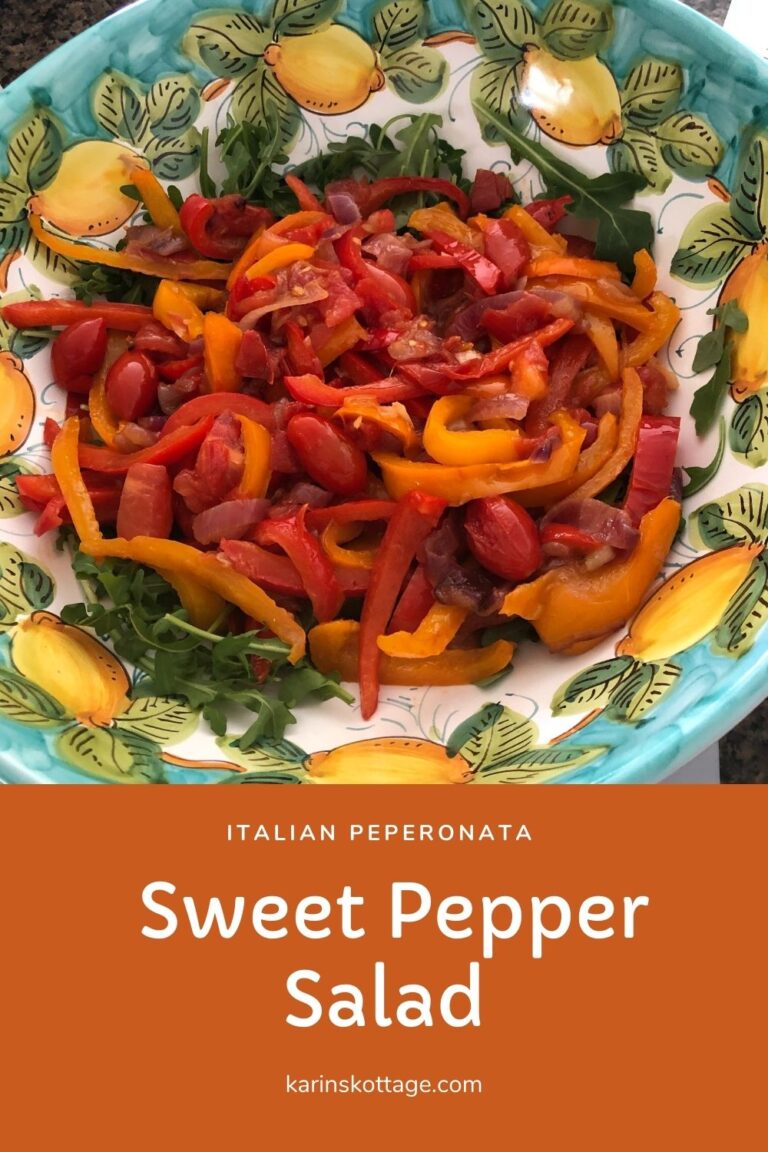 sweet pepper salad Perperonata