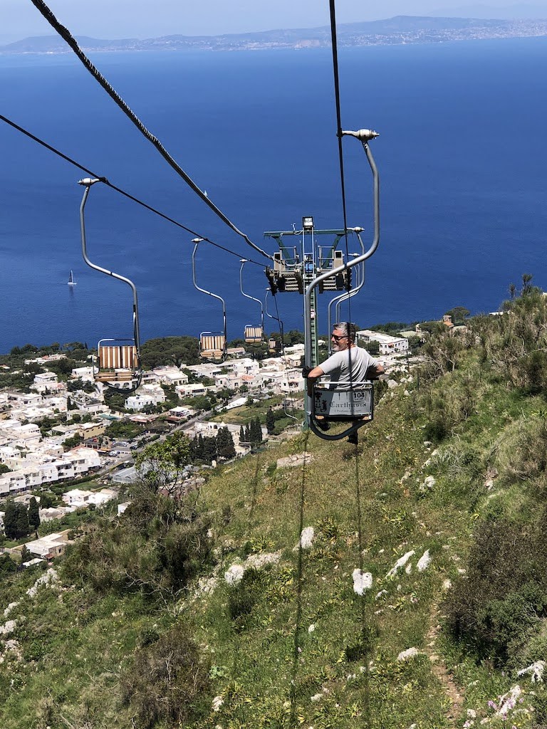 chairlift  in anacapri