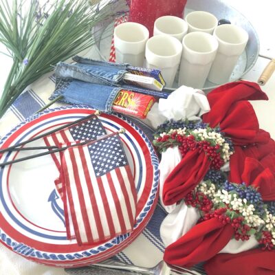 4th of July Nautical Tablescape