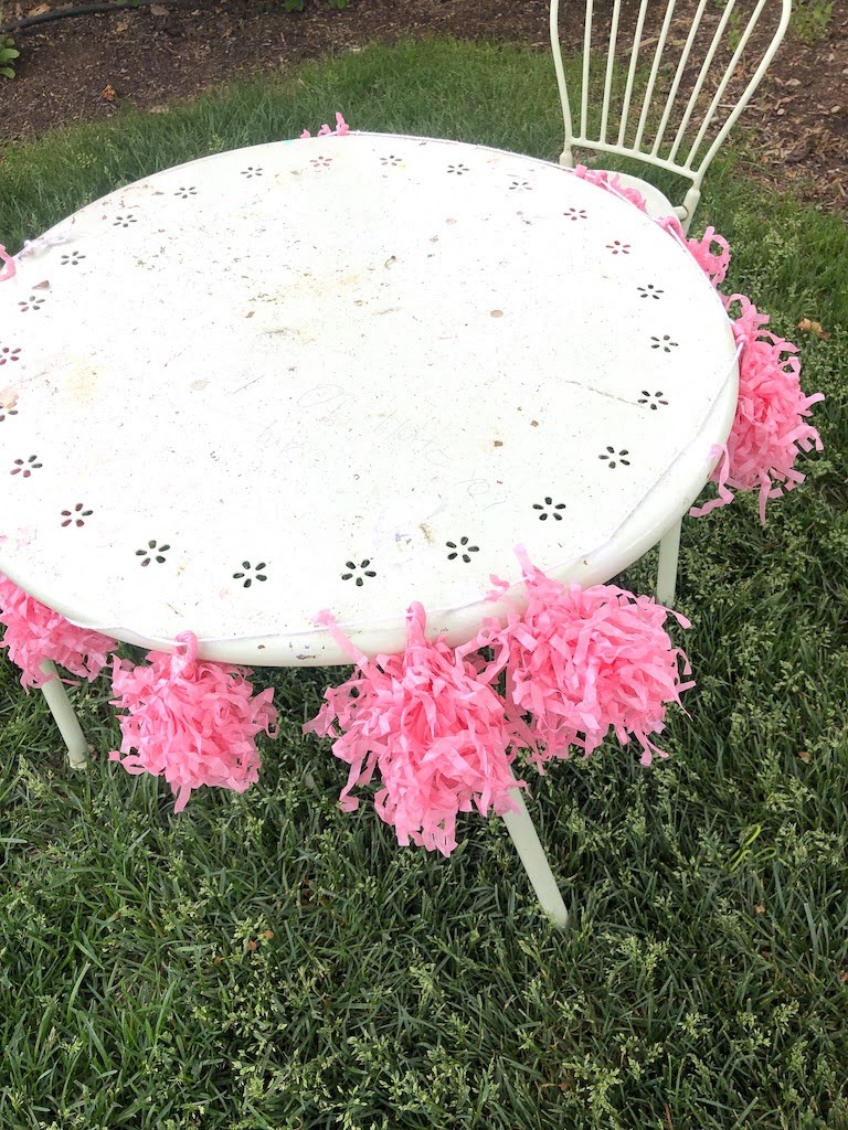 Tea party table and chairs