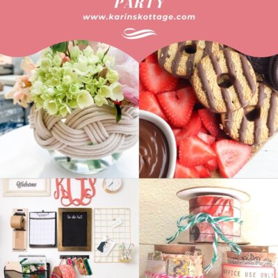 Crafts, Recipes and Organization CPW Linky party