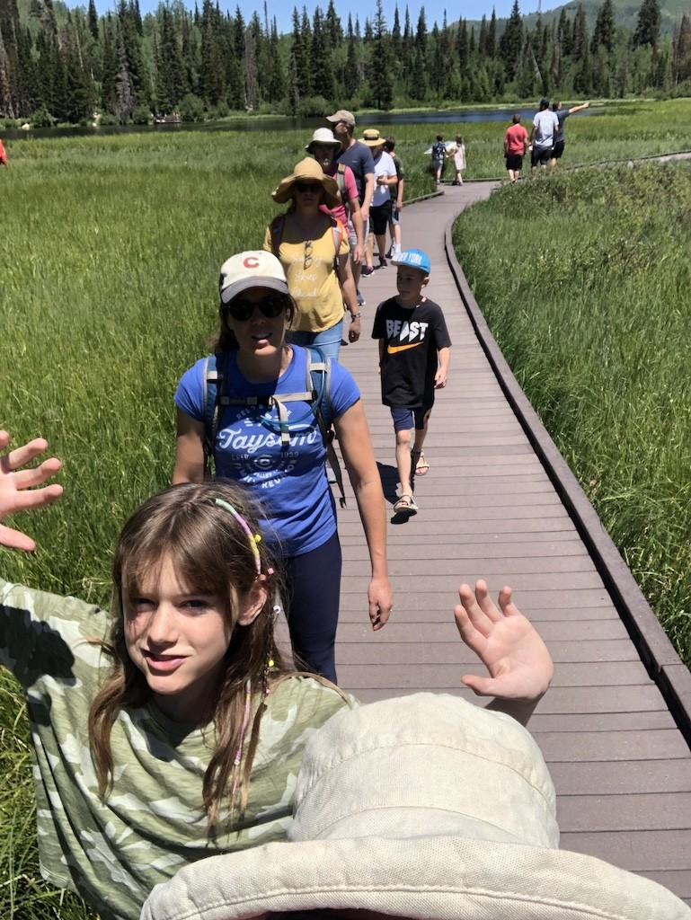 family hike