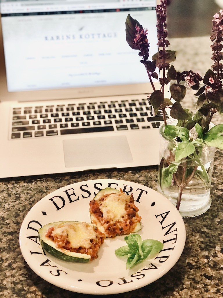 turkey zucchini boat appetizers