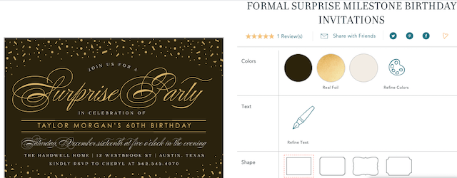 special birthday invitation card to gather guests
