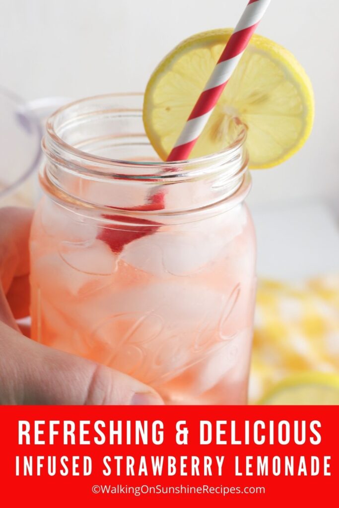infused strawberry lemonade