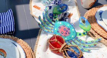 Beachy Centerpiece Wednesday Linky party
