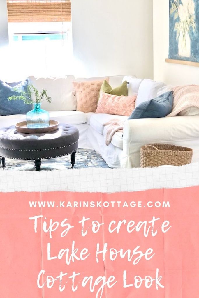 create lake house cottage look