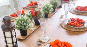 How to set an early fall tablescape