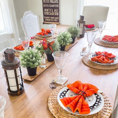 How to set an early fall tablescape