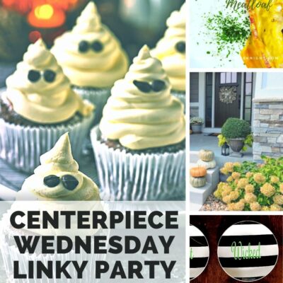 Centerpiece Wednesday Linky Party Halloween Food and Crafts