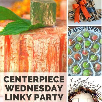 Autumn Centerpiece Wednesday Linky Party