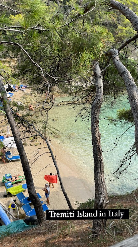 Tremiti island adventure secluded beach
