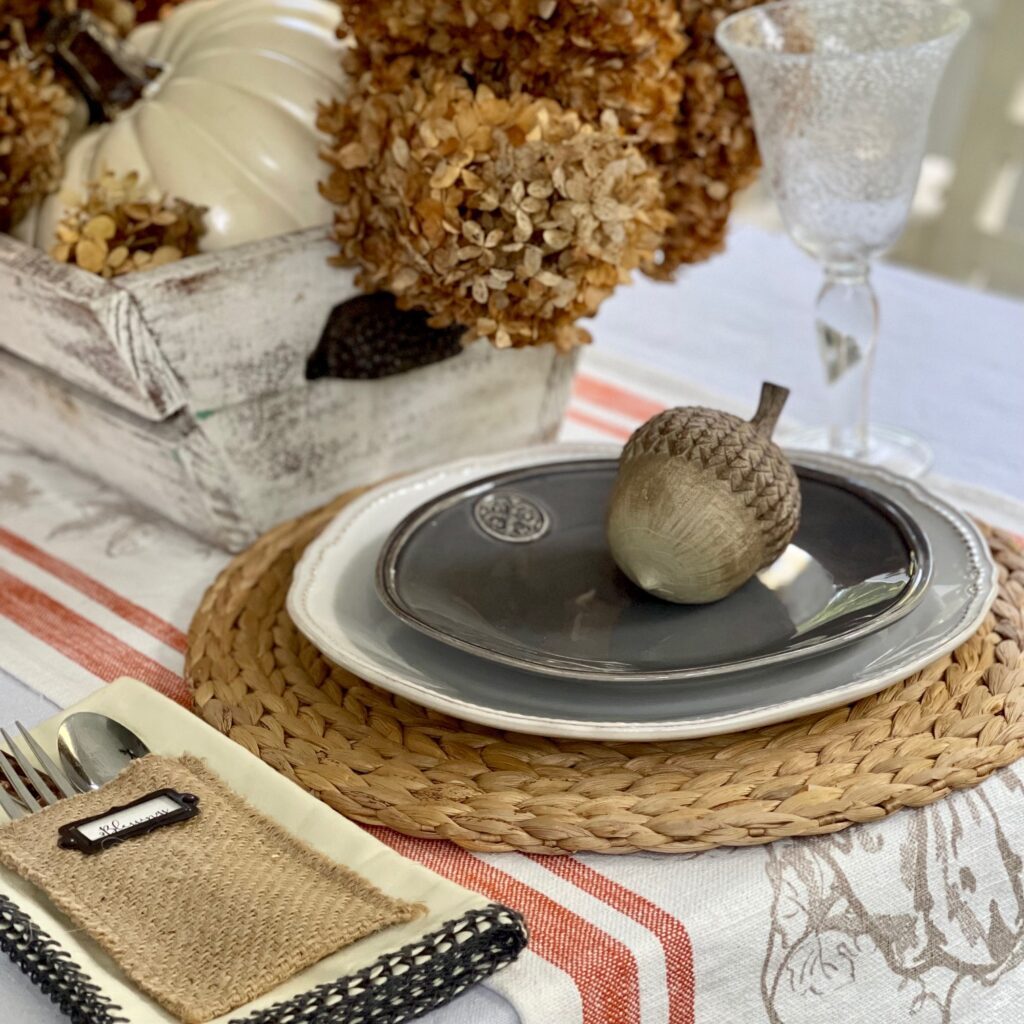 fall tablescape idea- karins kottage linky party 