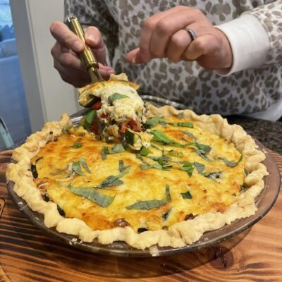 easy vegetable cheese pie