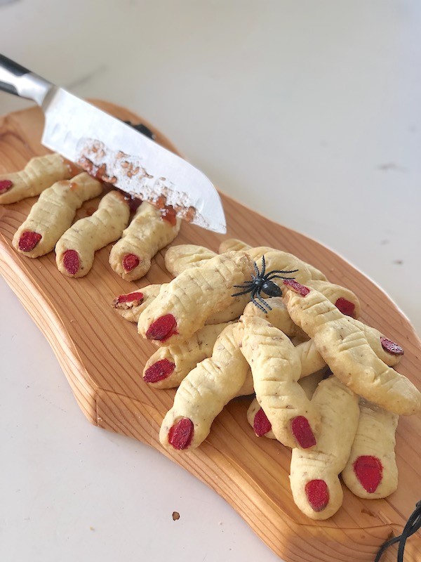 Witches finger cookies My Favorite Quick Halloween Dinner Recipes Karins Kottage