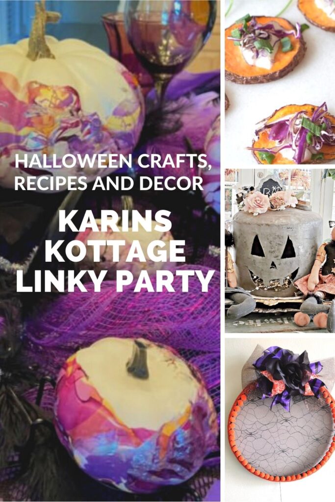 Halloween crafts, recipes, decor Linky party 