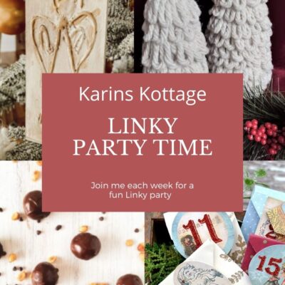 Christmas Crafts Linky Party- Karins Kottage