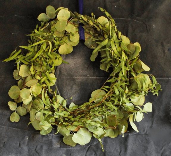 eucalyptus wreath diy karins kottage linky party 