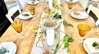 How to set the easiest Thanksgiving table ever!