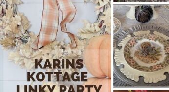 Karins Kottage Linky Party- Thanksgiving Tablescapes