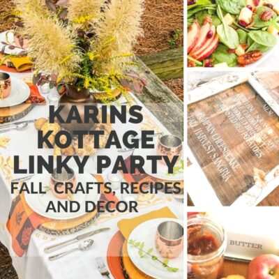 karins kottage linky party fall crafts recipes