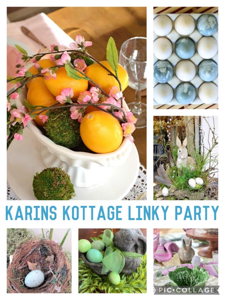 Karins Kottage linky party- Easter decor ideas 